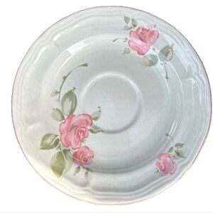 Roseland By Gibson Set Of 2 Saucer Plates